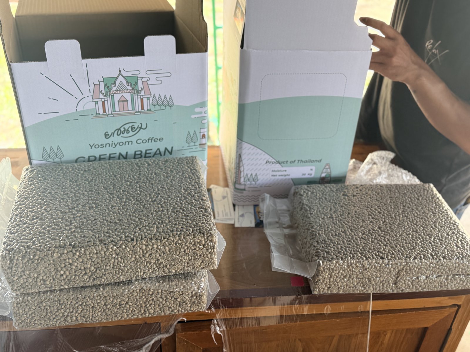 Yosniyom Coffee Farm生豆の5kg真空パック